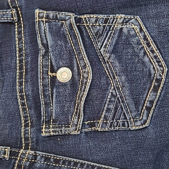 EUC Daytrip Jeans Women's sz 29 Virgo Crop Leg Mid Rise Denim Jeans - Picture 7 of 14